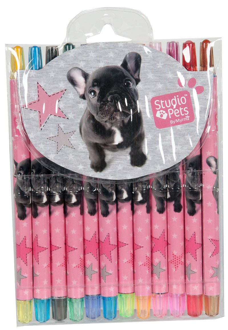 Paso PEI-3230 Studio Pets 12 Rotating Crayons