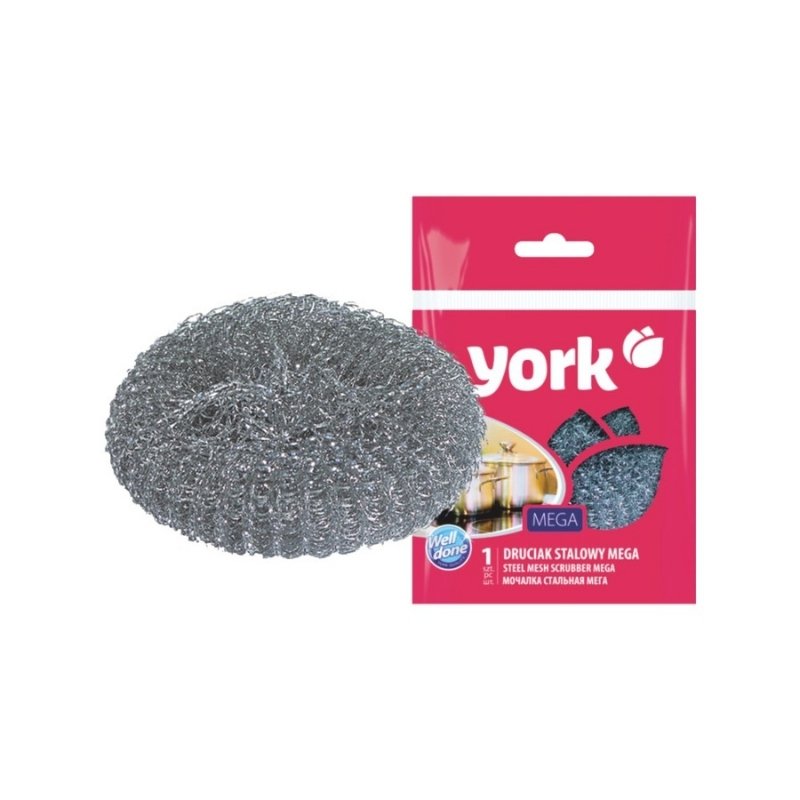 York MEGA Steel Mesh Scrubber
