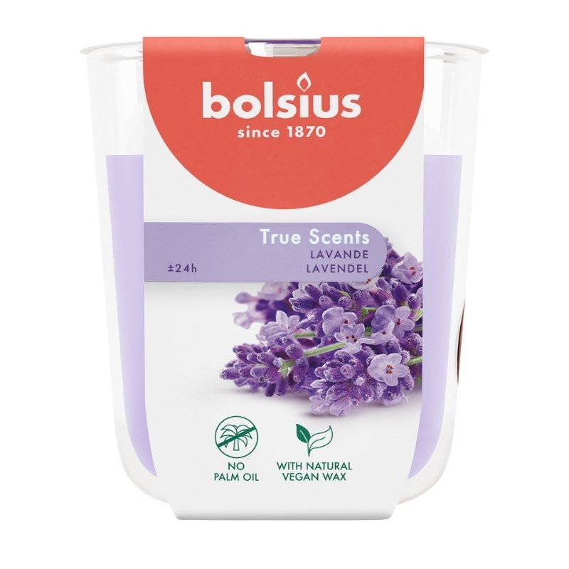 bolsius True Scents Scented Candle 80x73mm Lavender