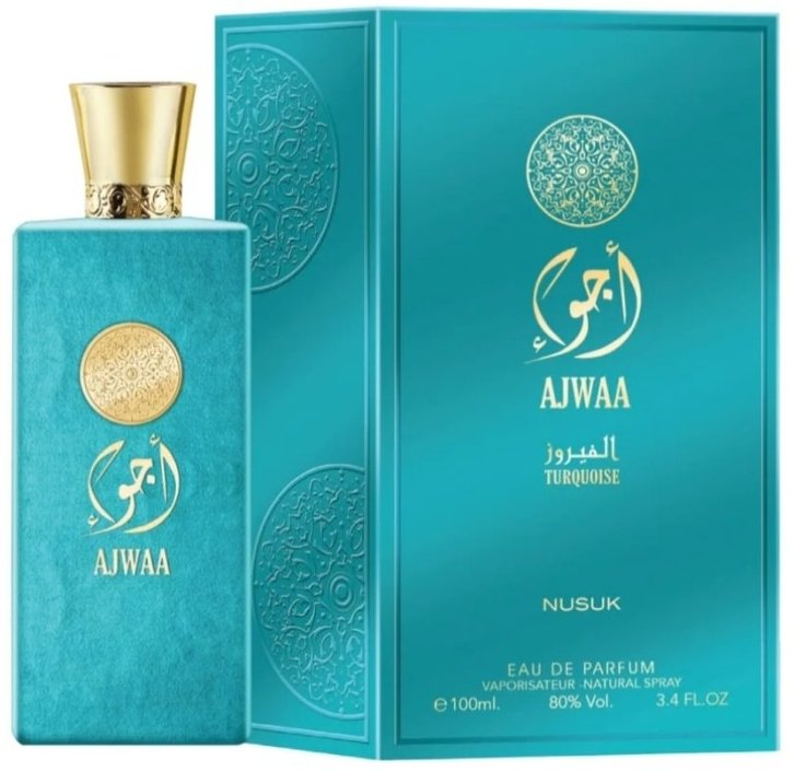 Nusuk Ajwaa Turquoise Perfume EDP 100 ml