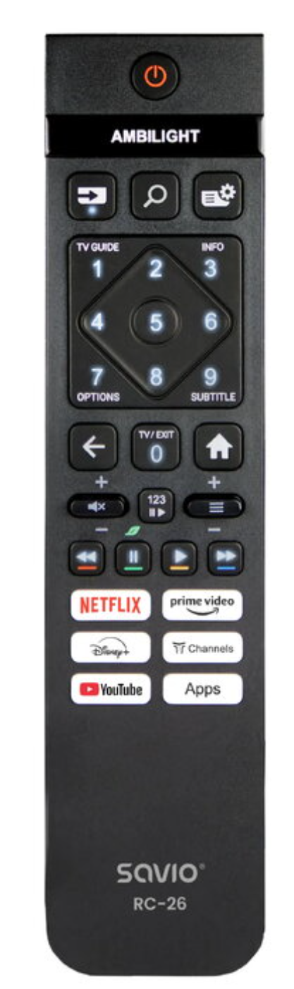 Savio RC-26 IR Wireless TV Remote