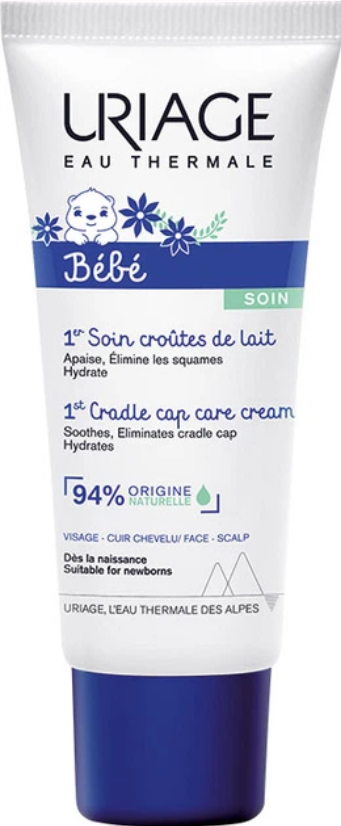 Uriage Bébé Cradle Cap Cream, 40 ml