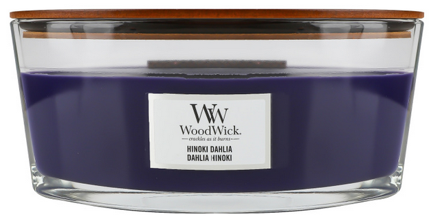 Woodwick Hinoki Dahlia Ellipse Candle 453.6 g