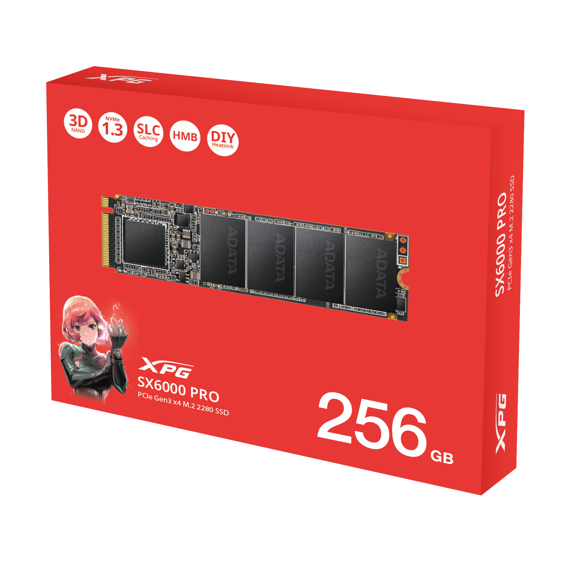 Adata XPG SX6000 PRO 256GB PCIe 3.0 M.2 2280 NVMe