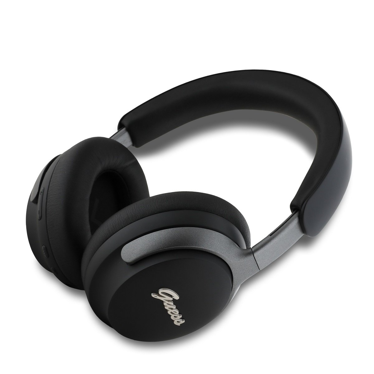 GUESS GUHC22PSFCSMK Leather Script Logo ANC Wireless Headphones