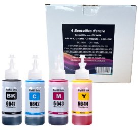 Generink C13T664640 Ink Cartridge Pack for Epson EcoTank 664
