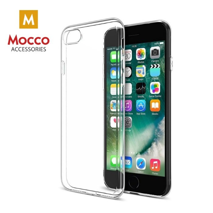 Mocco Ultra-Thin Back Case, 0.3 mm Silicone Case for Apple iPhone 6 Plus / 6S Plus, Clear