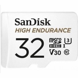 SANDISK microSDHC 32GB Card + Adapter Memory Card