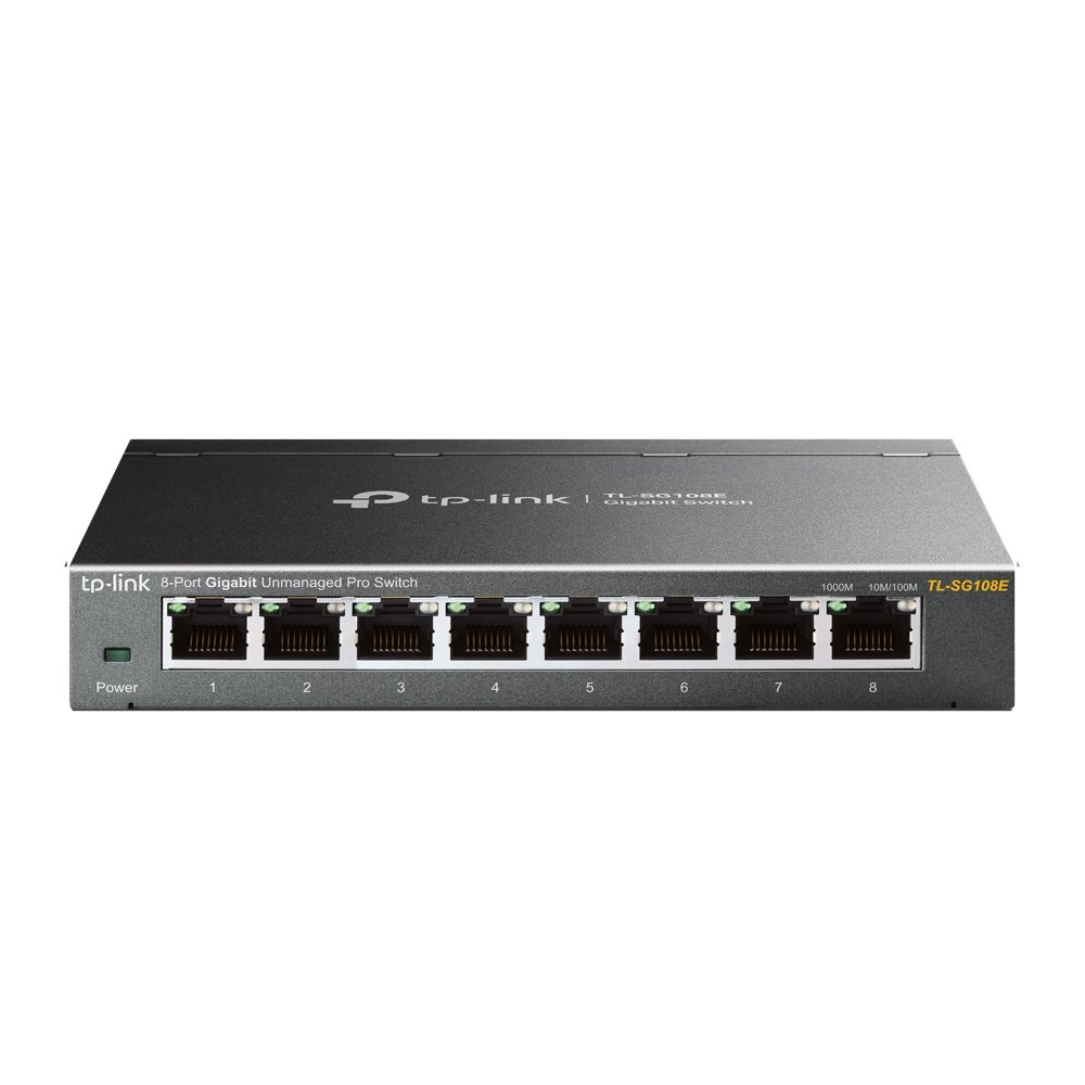 TP-LINK TL-SG108E 1 Gigabit Switch, 8-Port