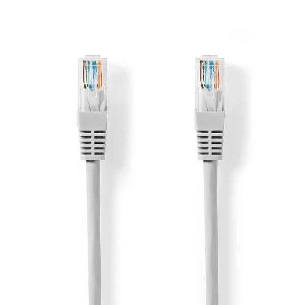 Nedis CCGT85100GY100 Cat 5e UTP Network Cable, RJ45 (8P8C) Male to RJ45 (8P8C) Male, 10m