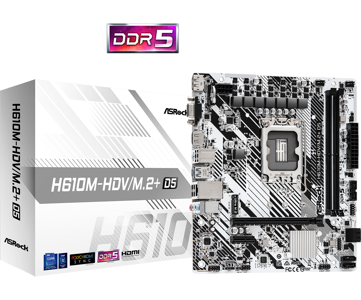 ASROCK H610M-HDV/M.2+ D5