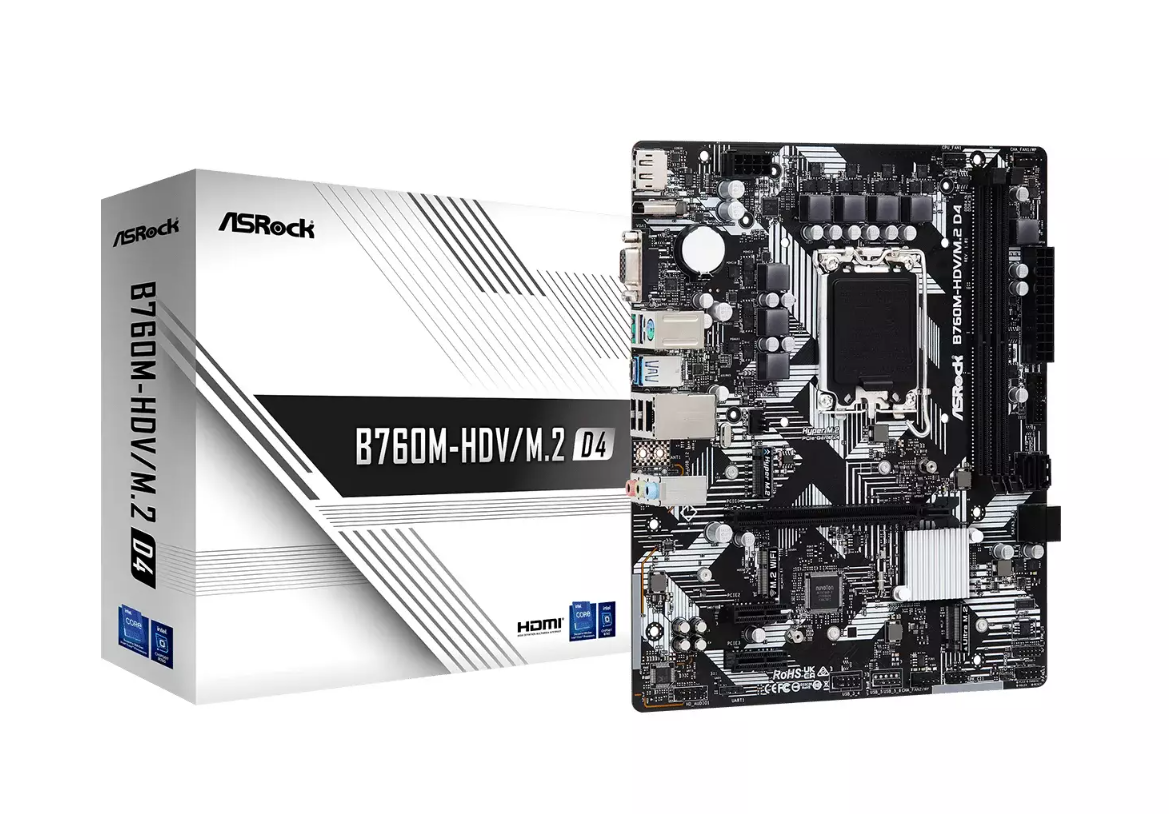 ASROCK B760M-HDV M.2 D4 Micro-ATX