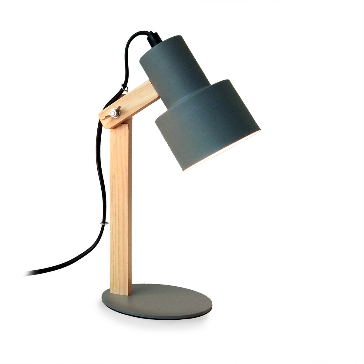 Platinet PTL2530G Desk Lamp Metal and Wood 25W / E27 / 220V