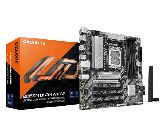 GIGABYTE Intel B860 Express Motherboard (B860MDS3HWIFI6E)