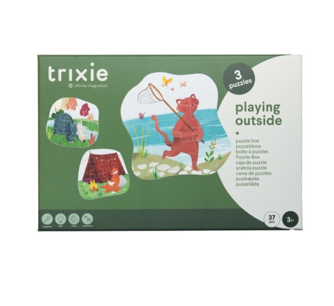 Trixie Playing Outside Puzzle Box, 3+ years