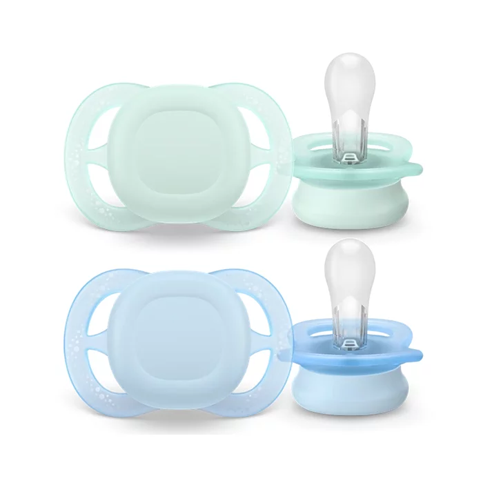 PHILIPS Avent Ultra Start Baby Pacifier 0-2m, 2-pack