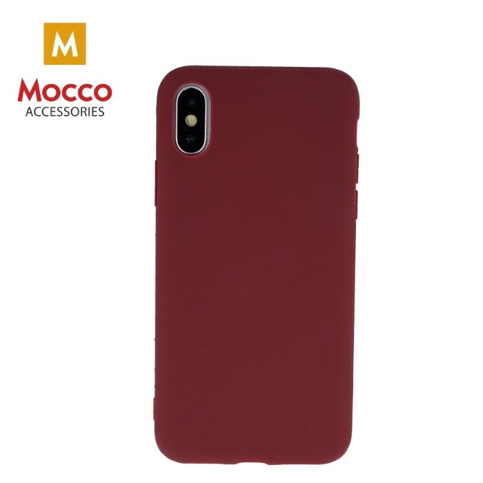 Mocco Ultra-Slim Soft Matte 0.3 mm Silicone Case for Xiaomi Mi Note 10 / Mi Note 10 Pro / Mi CC9 in Dark Red