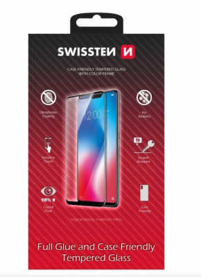 Swissten Full Face Tempered Glass Screen Protector for Xiaomi Note 12s