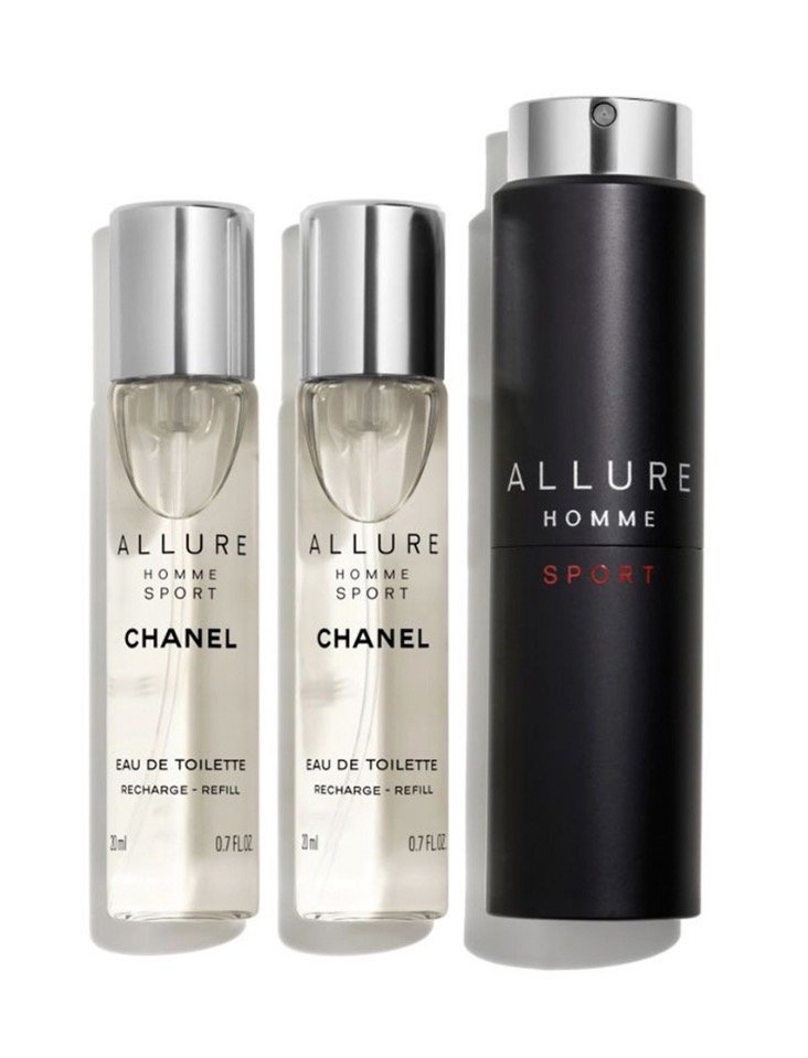 Chanel Allure Homme Sport Twist AND Spray Perfume EDT 3x20ml