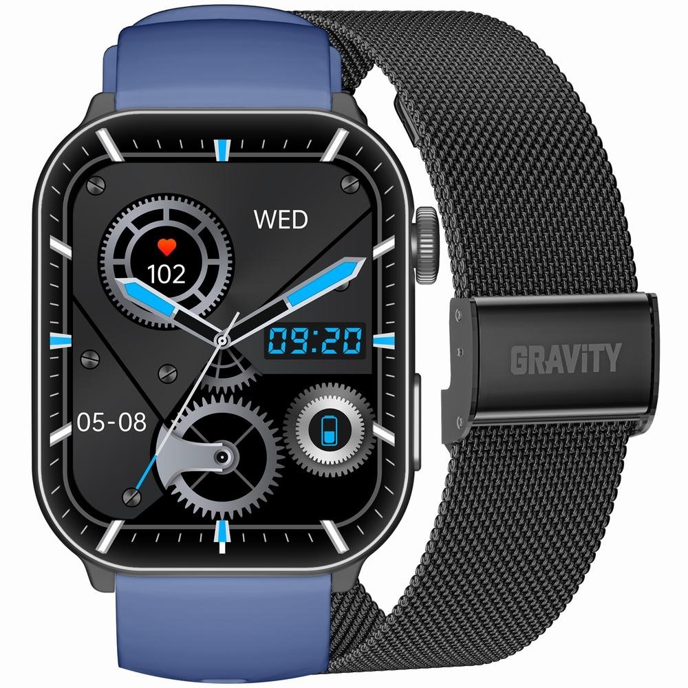 Gravity GT28-3 Smartwatch 22mm Navy Blue