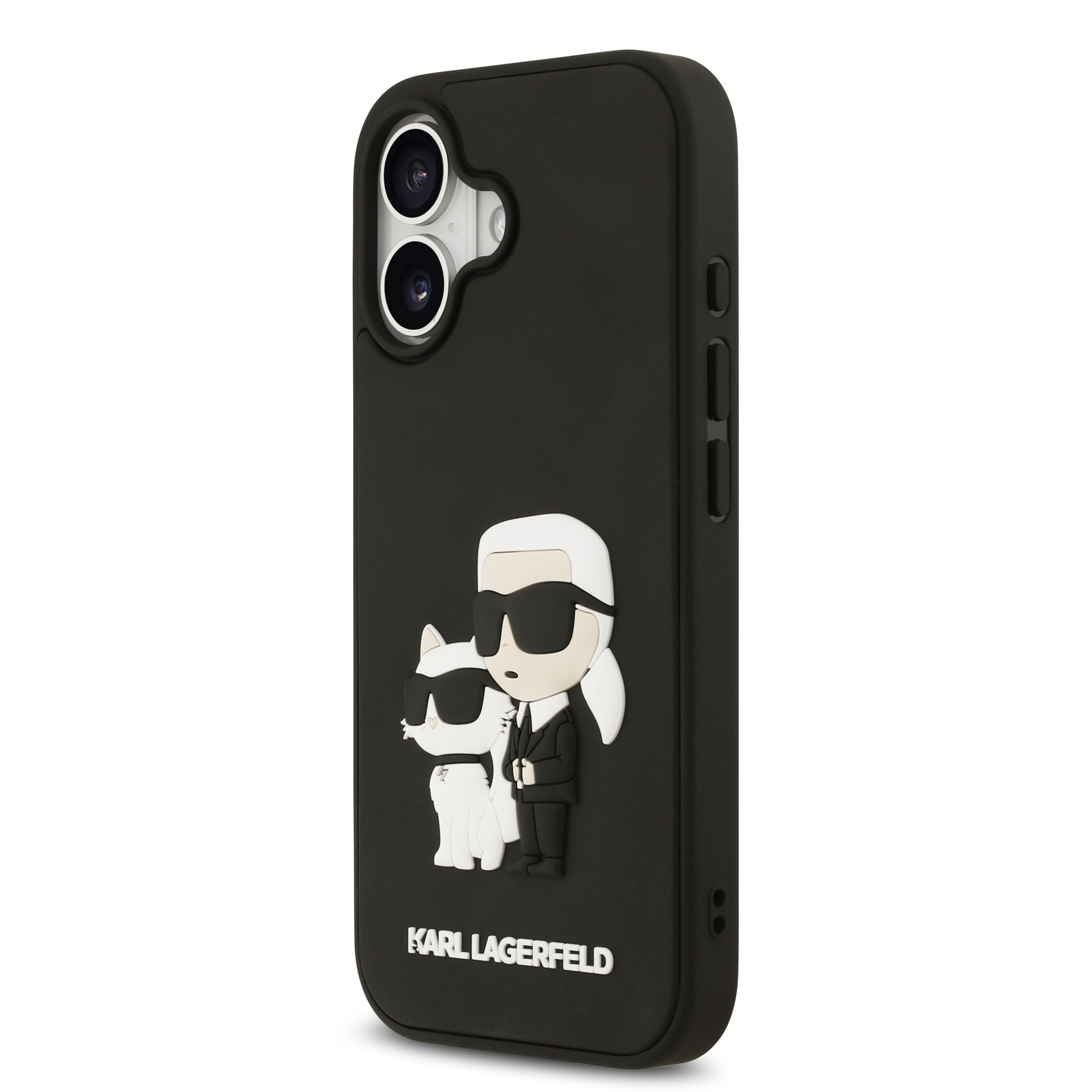 Karl Lagerfeld 3D Rubber Double-Head Case for Apple iPhone 17