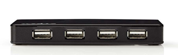 Nedis UHUBU2430BK USB Hub 4-Port USB 2.0