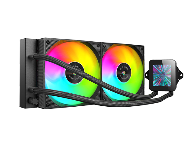 Mars Gaming MLVISION240 Liquid Cooling System with 360º LCD / TDP up to 500W
