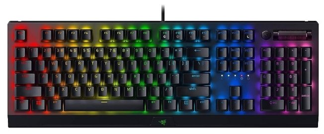 Razer BlackWidow V4 X Yellow wired mechanical gaming keyboard, backlit, black