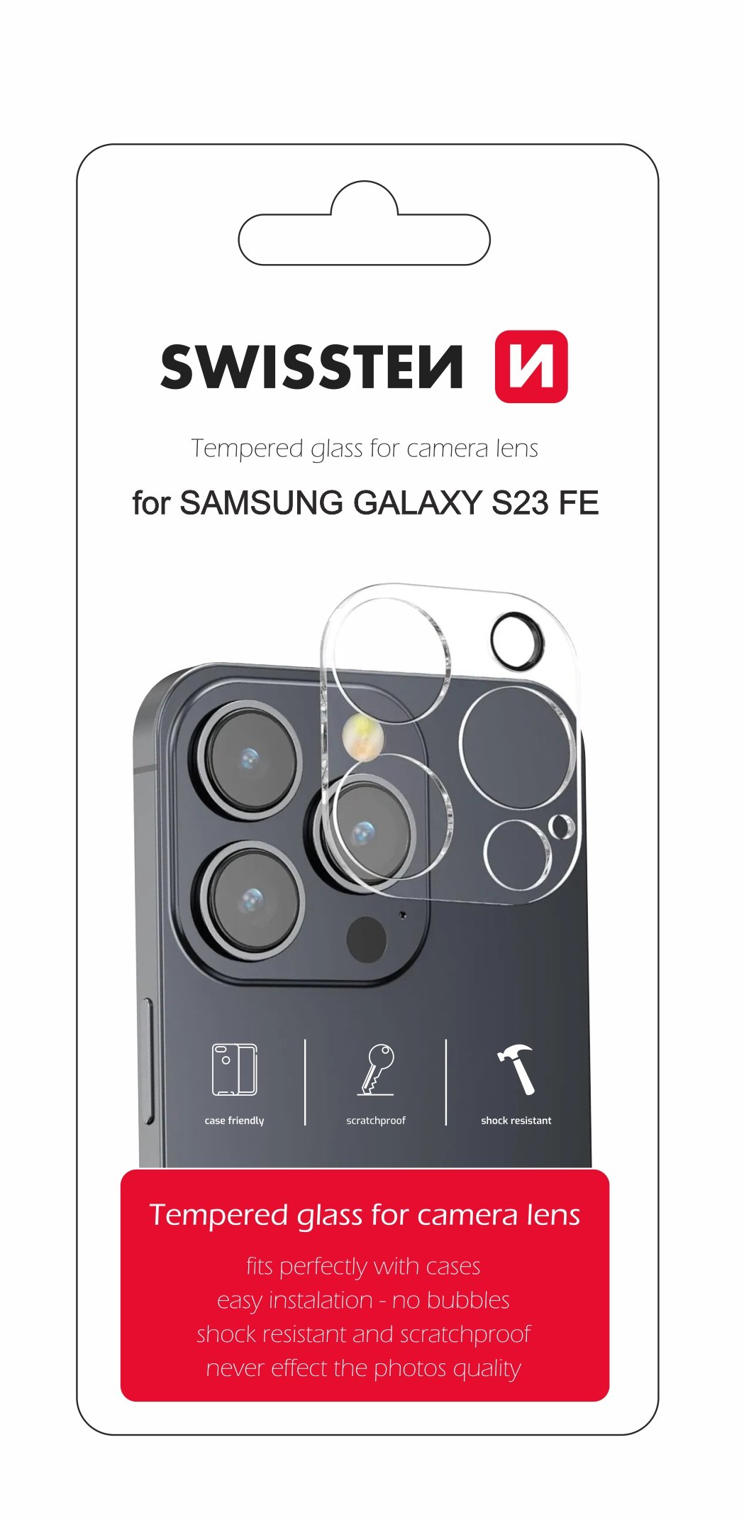 Swissten Camera Lens Tempered Glass for Samsung Galaxy S23 FE