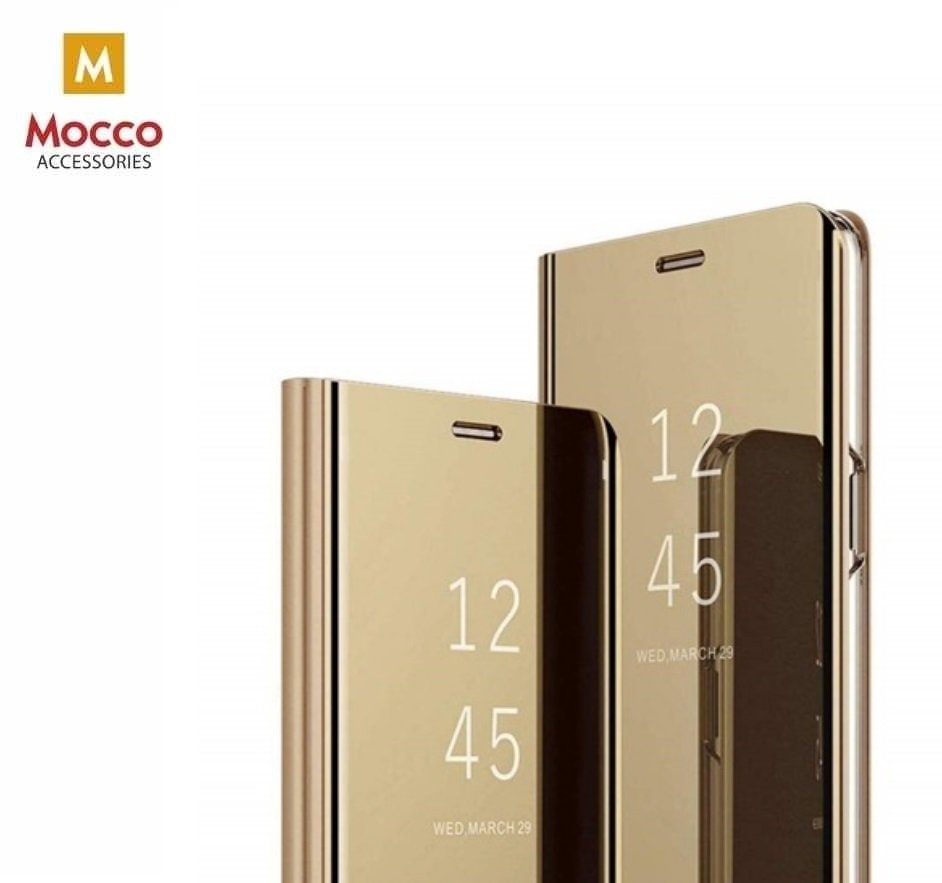 Mocco Clear View Cover Case for Samsung Galaxy A22 5G, Gold