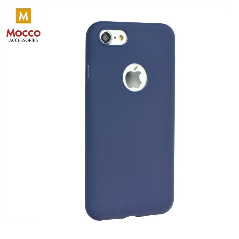 Mocco Soft Magnet Silicone Case with Built-in Magnet for Holders, Samsung Galaxy J5 (2017) J530, Blue