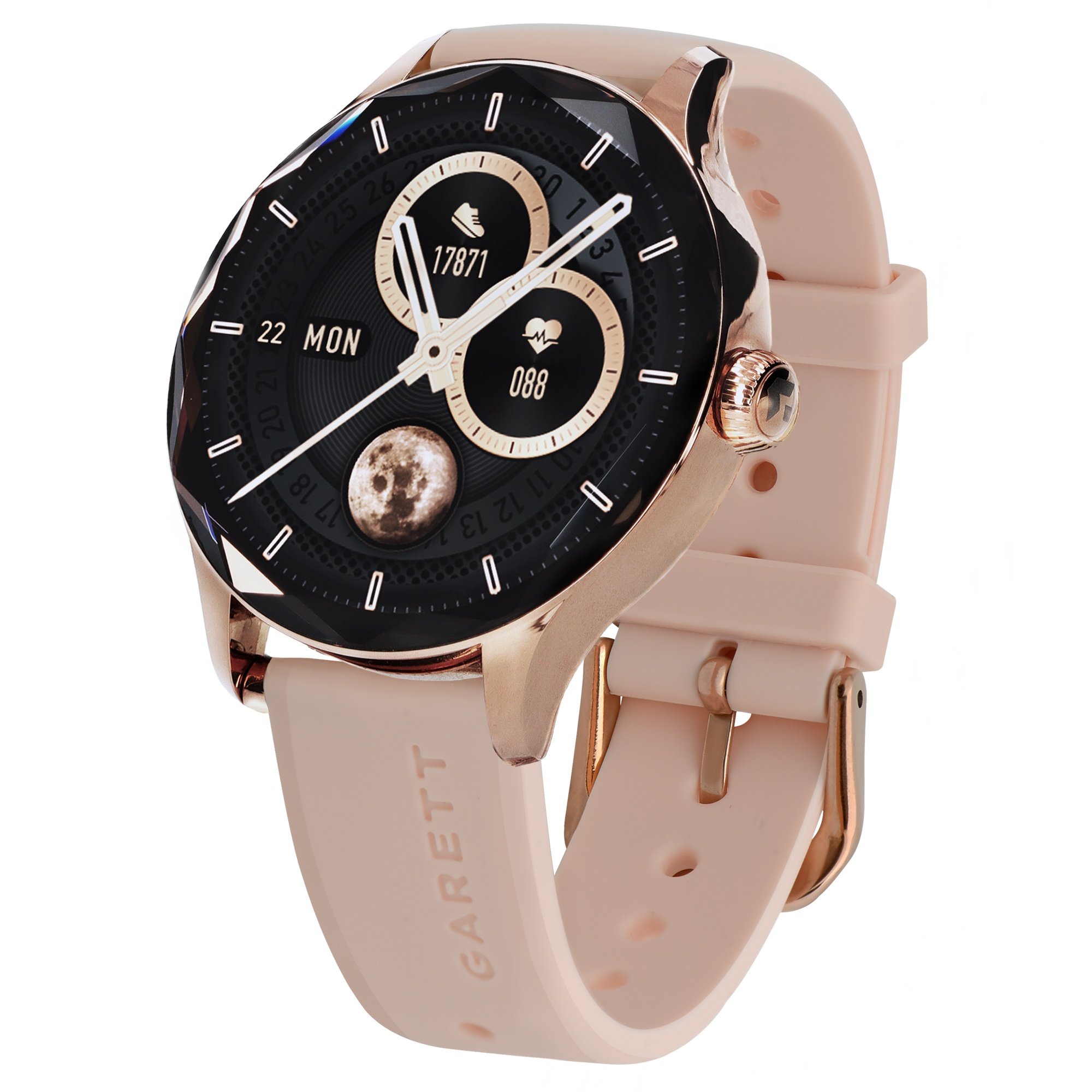 Garett Smartwatch Viva gold steel AMOLED / IP67 / Find your phone / Music playback control