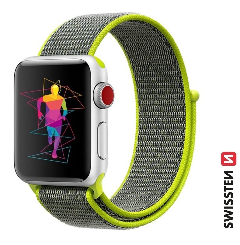 Swissten Nylon band for Apple Watch 42/44/45/49 mm