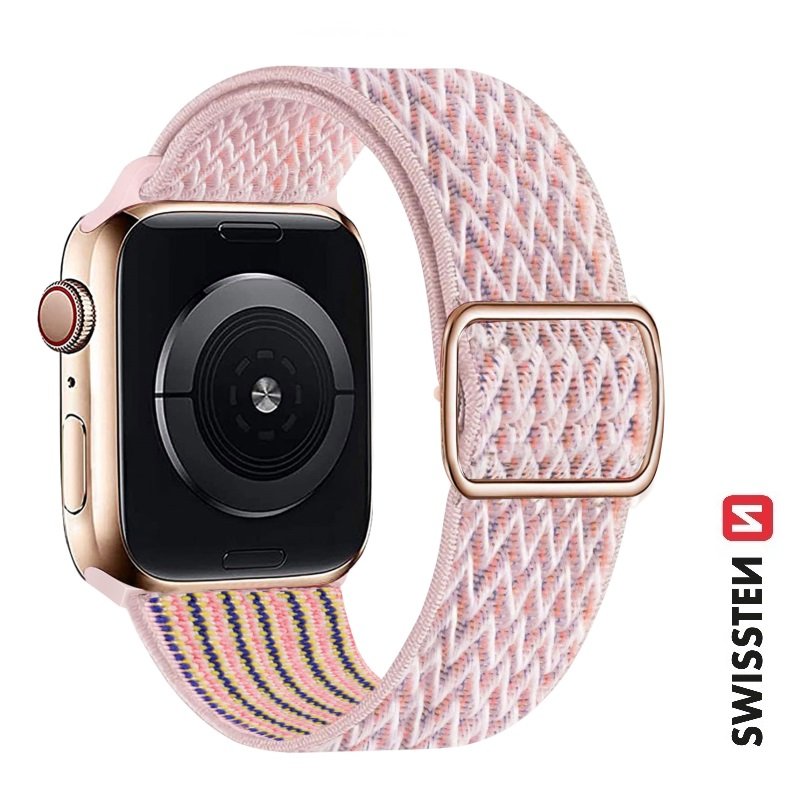 Swissten Nylon Band with Buckle for Apple Watch 42/44/45/49 mm