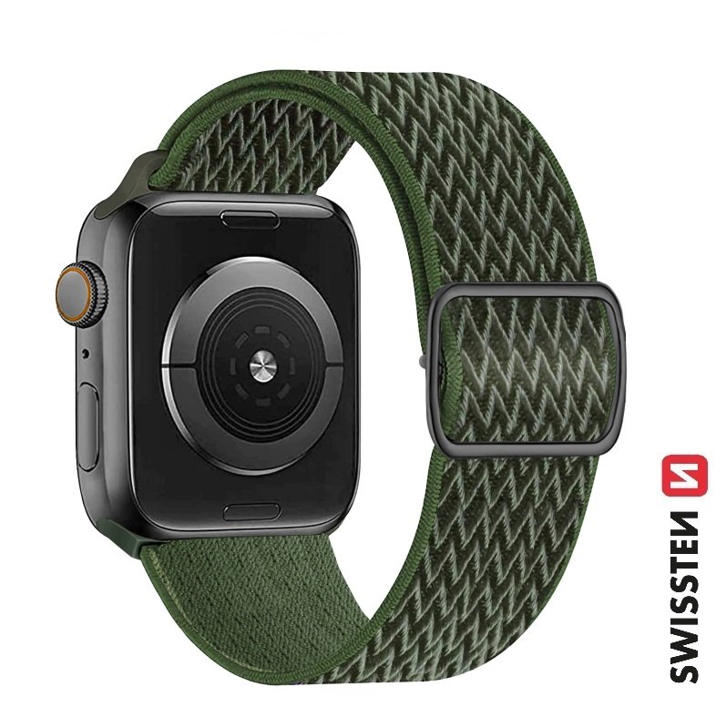 Swissten Nylon Band with Buckle for Apple Watch 42/44/45/49 mm