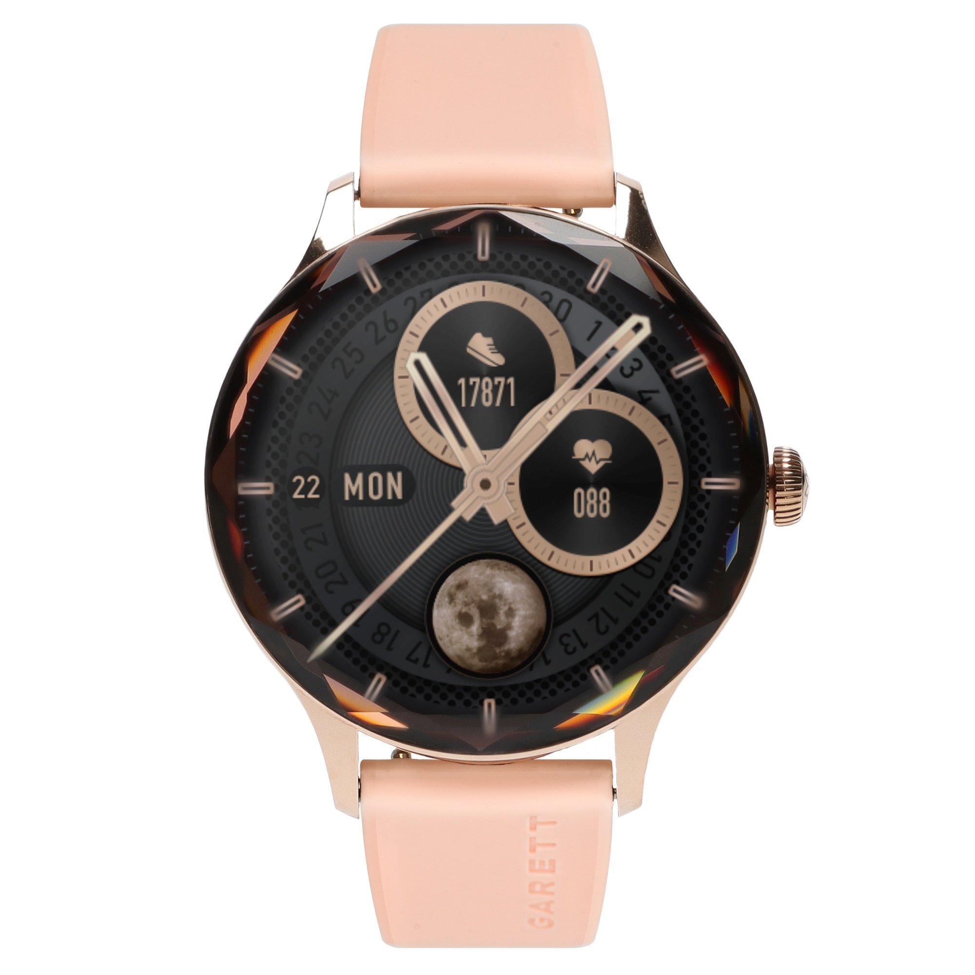 Garett Smartwatch Viva gold steel AMOLED / IP67 / Find your phone / Music playback control