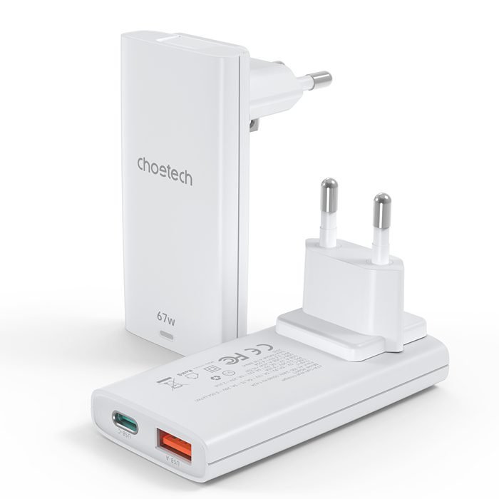 CHOETECH PD6011 Wall Charger USB-C 67W PPS / PD3.0 / QC3.0