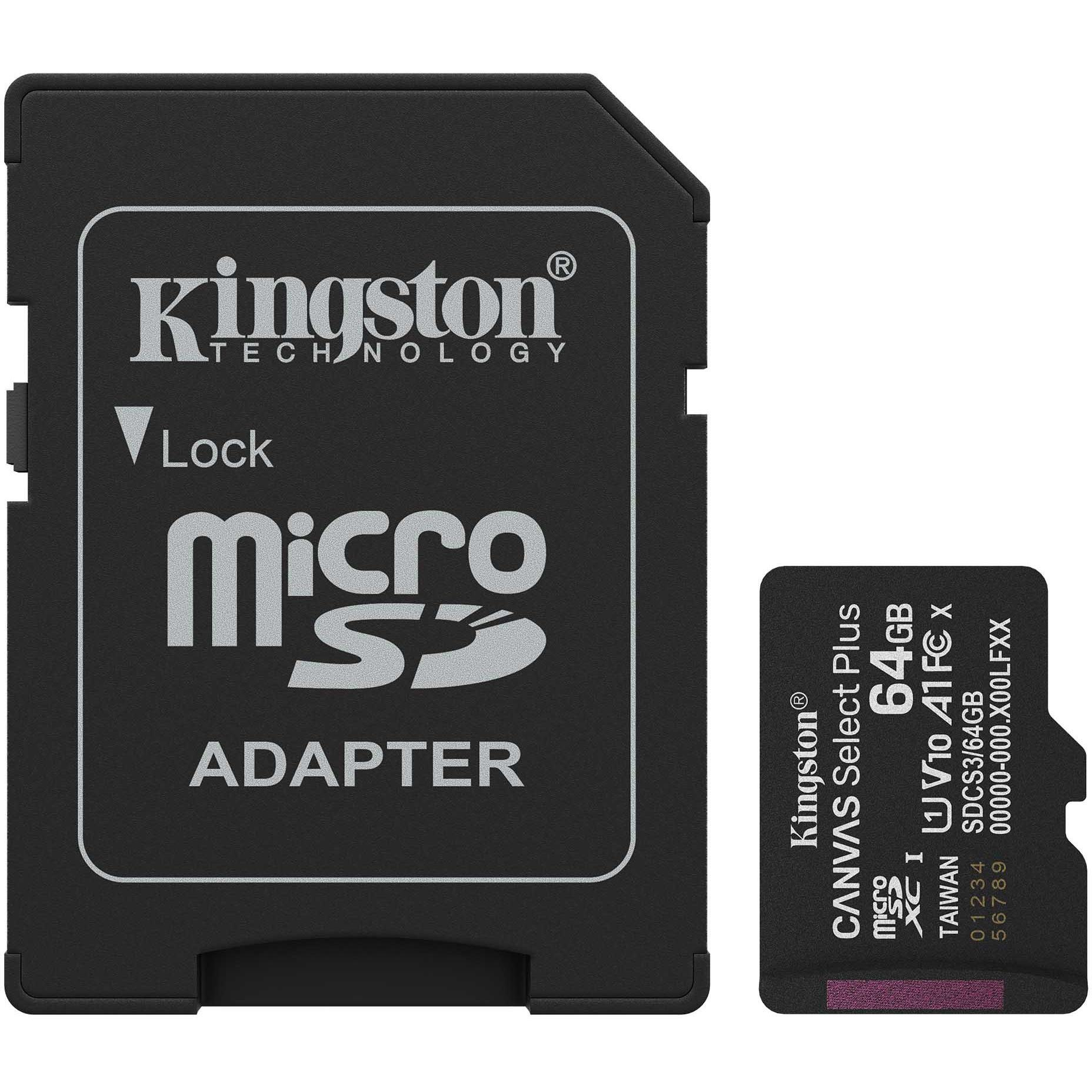 KINGSTON Micro SDXC UHS-I 64GB Memory