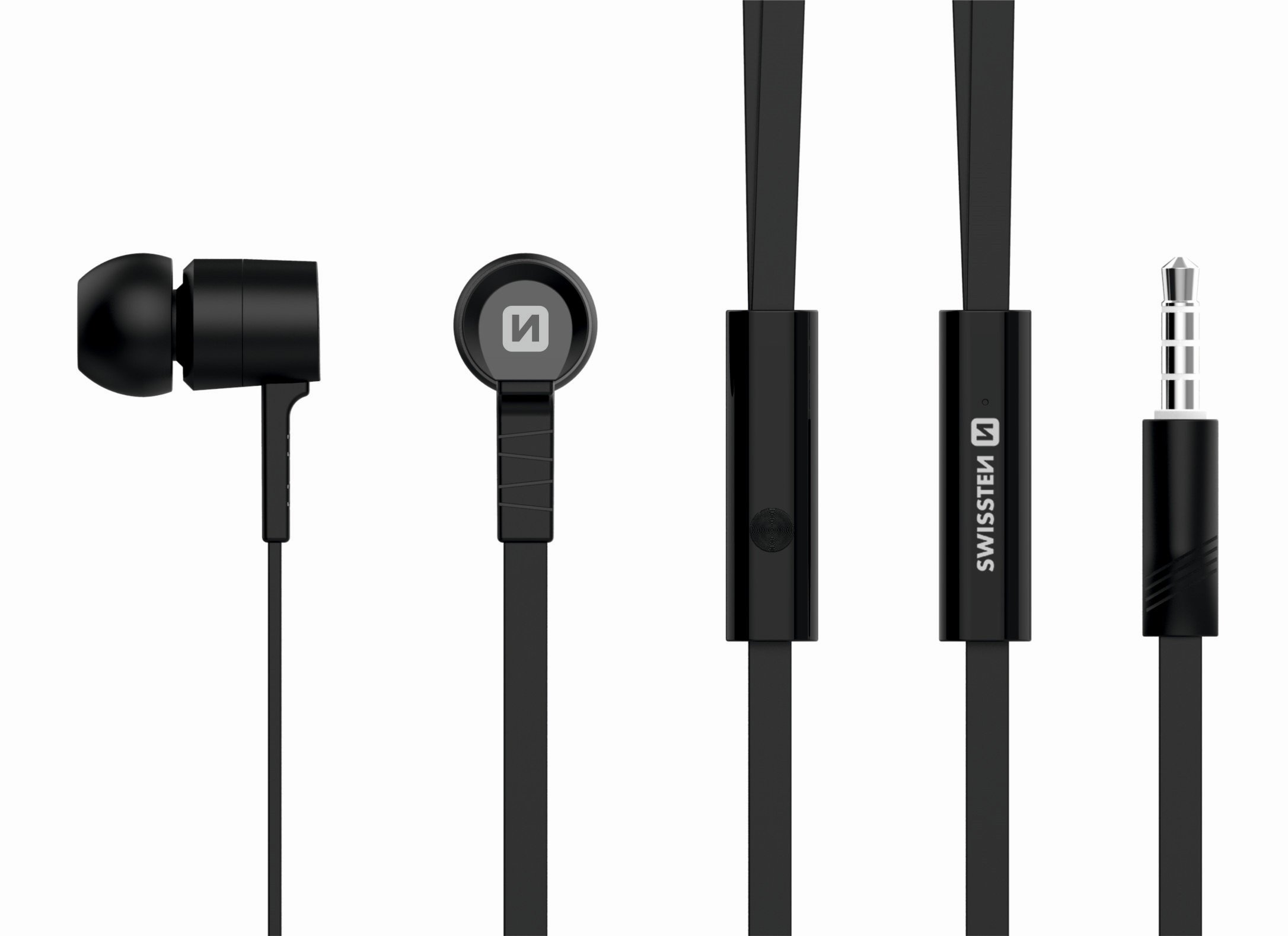 Swissten Rainbow YS-D2 Stereo Earbuds with Microphone