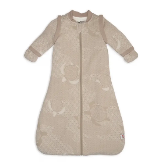 Lodger Hopper Matcha Turtle Sleeping Bag with Removable Sleeves 68/80, Brown