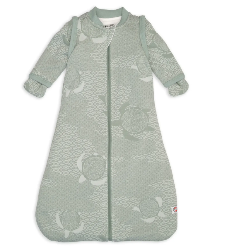 Lodger Hopper Matcha Turtle Sleeping Bag with Removable Sleeves 50/62 Green