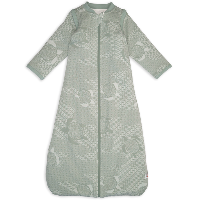 Lodger Hopper Matcha Turtle Sleeping Bag with Removable Sleeves 68/80 Green