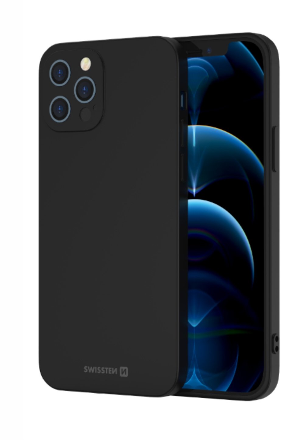 Swissten Soft Joy Silicone Case for Samsung Galaxy A34 5G, Black