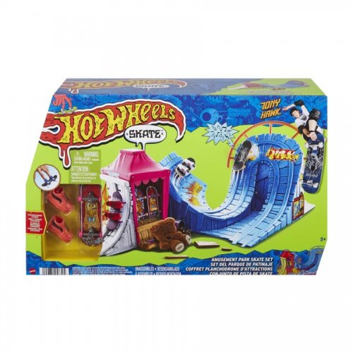 Hot Wheels Finger Skate Amusement Park Skate Set