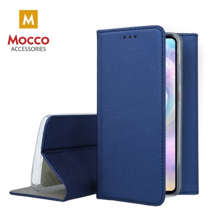 Mocco Smart Magnetic Book Case for Xiaomi Mi 10 / Mi 10 Pro, Blue