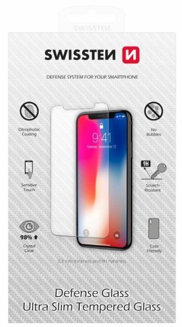 Swissten Ultra-Slim Tempered Glass Premium 9H