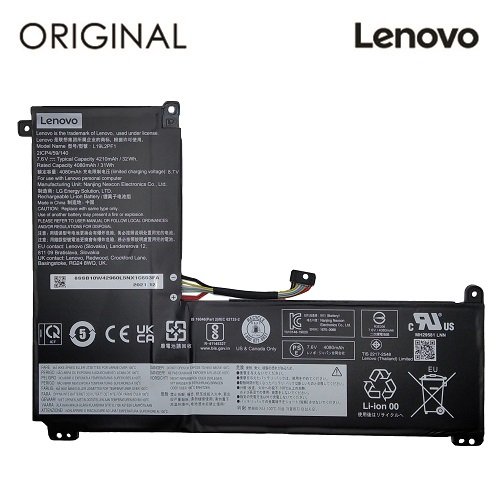 LENOVO Original L19M2PF1 Battery for Laptop, 4080mAh