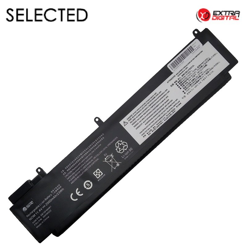 ExtraDigital SB10F46460 Battery for Lenovo Laptop 2000mAh