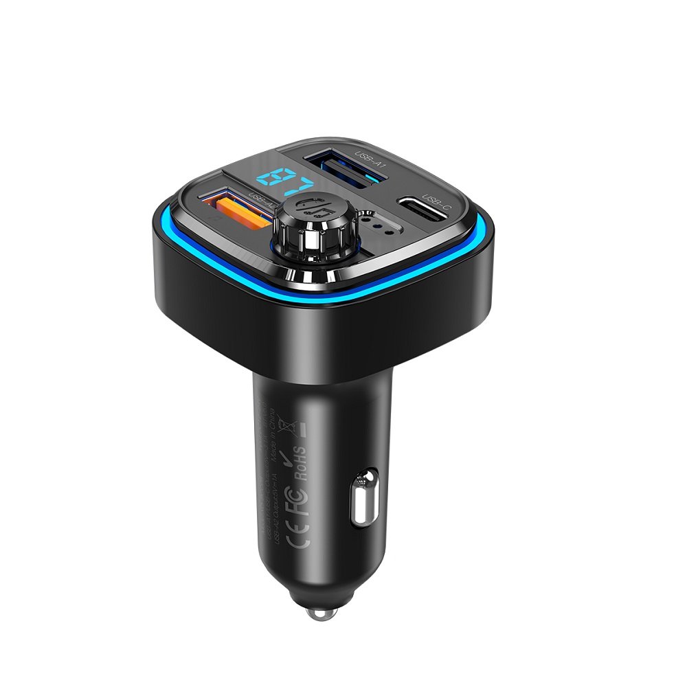 XO BCC08 FM Transmitter with Car Charger, 3.1A