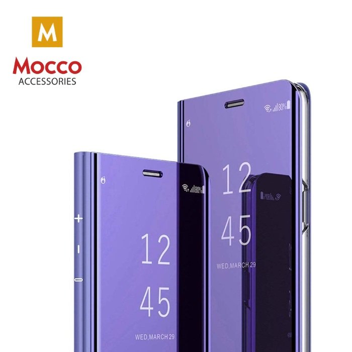 Mocco Clear View Cover Case for Samsung Galaxy A205, Purple